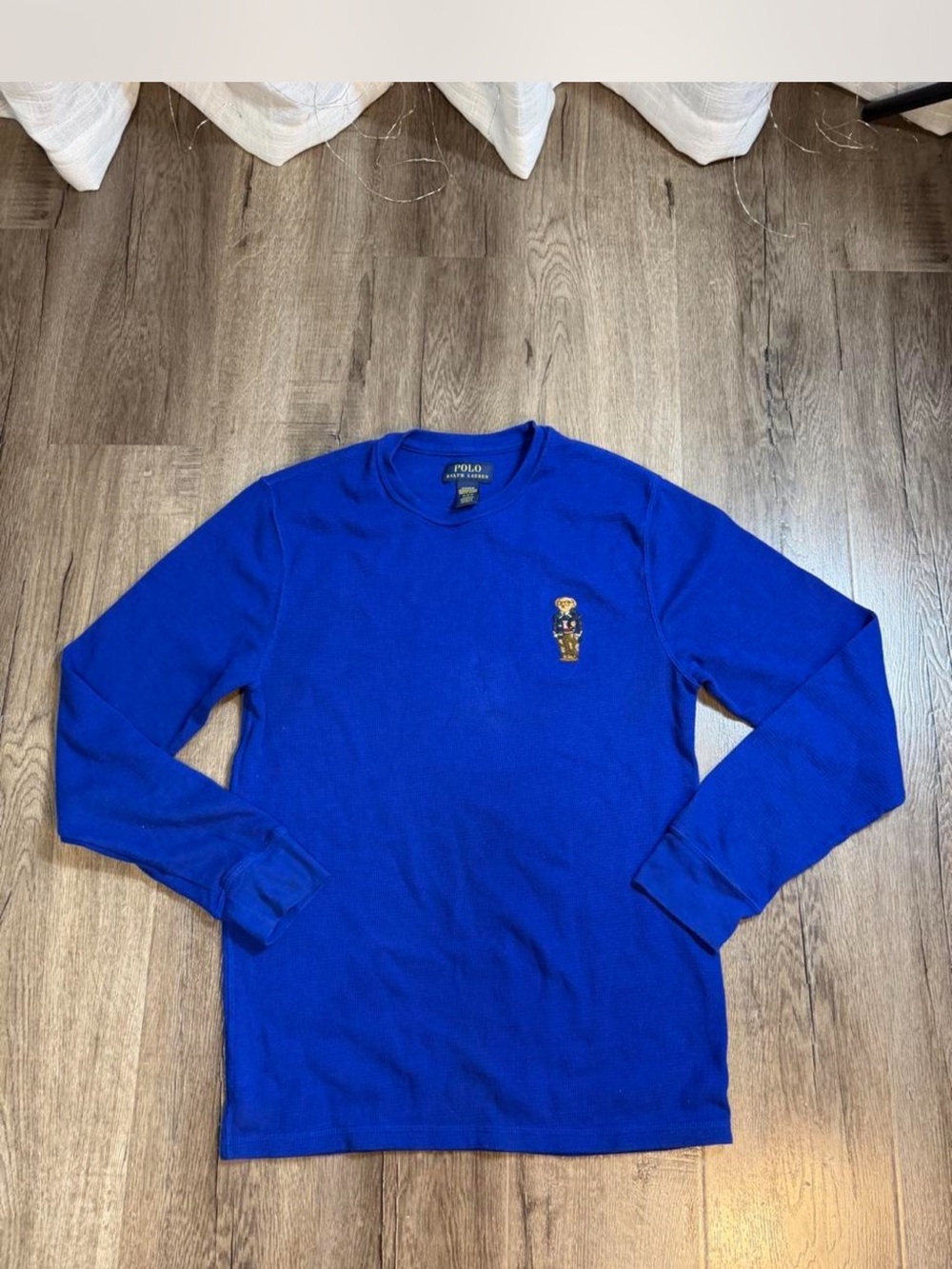 Polo by Ralph Lauren Men's Blue Long Sleeve Shirt